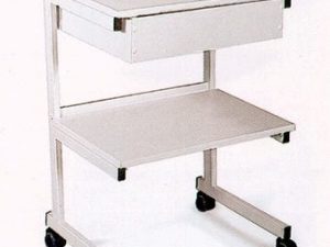 CARRELLO BIANCO CON 2 RIPIANI