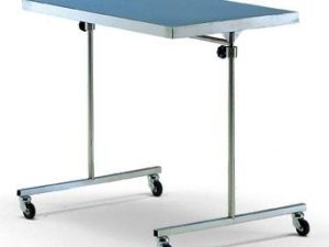 CARRELLO IN ACCIAIO INOX AD ALTEZZA VARIABILE cm 100x60x90/140