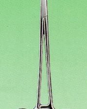 PINZA DI LERICHE CURVA SENZA DENTI cm 15