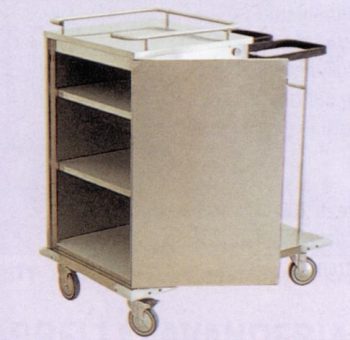 CARRELLO BIANCHERIA PULITA/SPORCA MOD. SENIOR A 2 FORI