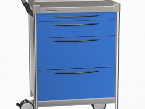 CARRELLO IN ACCIAIO INOX 4 CASSETTI mm 640x480