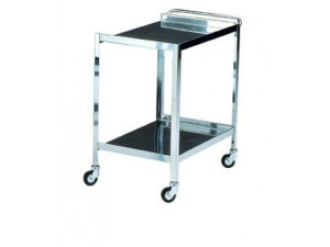 CARRELLO IN ACCIAIO INOX cm 60x40x80