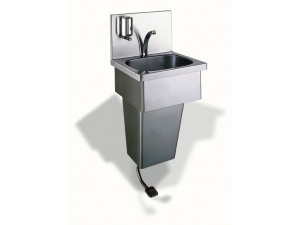 Lavabo in acciaio inox